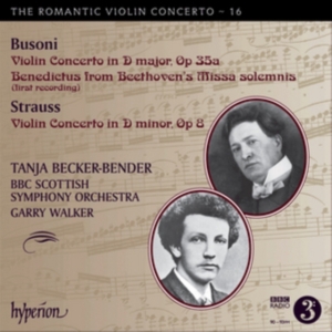 Busoni / Strauss - Romantic Violin Concerto Vol 16 in the group Externt_Lager / at Bengans Skivbutik AB (1088124)