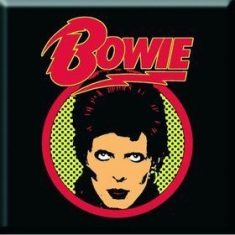 David Bowie - David Bowie -  Fridge Magnet: Flash Logo in the group OTHER / MK Export CDON Merch at Bengans Skivbutik AB (1129628)