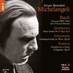 Arturo Benedetti Michelangeli - Volume 3:Chaconne in the group MUSIK / SACD / Klassiskt at Bengans Skivbutik AB (1188545)