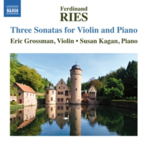 Ries - Three Sonatas For Violin in the group Externt_Lager / at Bengans Skivbutik AB (1246299)