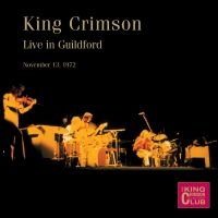 King Crimson - Live In Guildford, November 13Th, 1 in the group CD / Rock at Bengans Skivbutik AB (1349344)