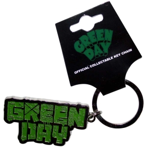 Green day - Band logo keychain in the group MERCHANDISE / Keyring / Punk at Bengans Skivbutik AB (1533592)