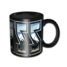 Kiss - Kiss Chrome Logo Black Boxed Mug (German in the group Minishops / Kiss at Bengans Skivbutik AB (1533676)