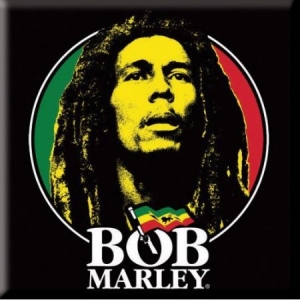Bob Marley - Logo Face fridge magnet in the group OTHER / MK Export CDON Merch at Bengans Skivbutik AB (1556208)