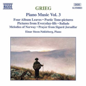 Grieg Edvard - Piano Music Vol 3 in the group OUR PICKS / Christmas gift tip CD at Bengans Skivbutik AB (1782906)