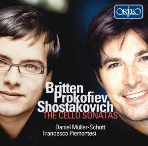 Britten / Prokofiev / Shostakovich - Cello Sonatas in the group Externt_Lager / at Bengans Skivbutik AB (1788303)