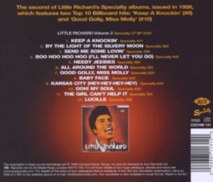 Little Richard - Volume 2 in the group CD / Pop-Rock at Bengans Skivbutik AB (1811080)