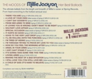 Jackson Millie - Moods Of Millie Jackson: Her Best B in the group OTHER / Övrigt / at Bengans Skivbutik AB (1811280)