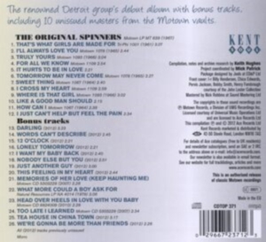 Spinners The - Truly Yours - Their First Motown Al in the group CD / Pop-Rock,RnB-Soul at Bengans Skivbutik AB (1811480)