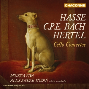 Bach C P E / Hasse / Hertel - Cello Concertos in the group Externt_Lager / at Bengans Skivbutik AB (1946663)