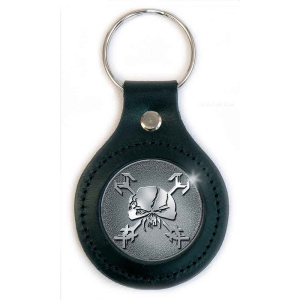 Iron Maiden - Keyring Leather in the group MERCHANDISE / Merch / Hårdrock at Bengans Skivbutik AB (1957468)