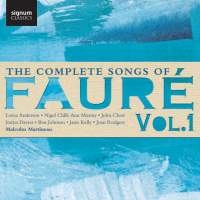 Fauré Gabriel - Complete Songs, Vol. 1 (The) in the group OUR PICKS / Christmas gift tip CD at Bengans Skivbutik AB (1976439)