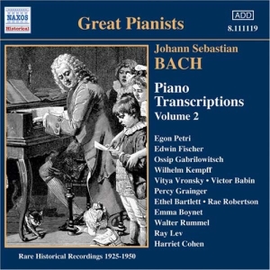 Bach J. S. - Piano Transcriptions Vol. 2 in the group OUR PICKS / Christmas gift tip CD at Bengans Skivbutik AB (2006047)