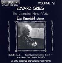 Grieg Edvard - Complete Piano Music Vol 6 in the group OUR PICKS / Christmas gift tip CD at Bengans Skivbutik AB (2006459)