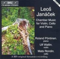 Ulf Wallin Roland Pöntinen Mats R - Janacek: Chamber Music For Violin, in the group Externt_Lager /  at Bengans Skivbutik AB (2006700)