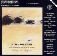 Beethoven Ludwig Van - Missa Solmnis in the group Externt_Lager /  at Bengans Skivbutik AB (2006738)