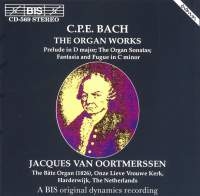 Bach Carl Philipp Emanuel - Organ Works in the group OUR PICKS / Christmas gift tip CD at Bengans Skivbutik AB (2006877)