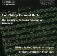 Bach Carl Philipp Emanuel - Keyb Concertos Vol 4 in the group OUR PICKS / Christmas gift tip CD at Bengans Skivbutik AB (2006912)