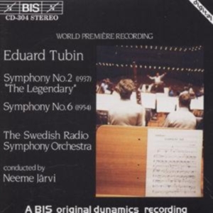Tubin Eduard - Symphony 2/Legendary 6 in the group Externt_Lager / at Bengans Skivbutik AB (2007087)
