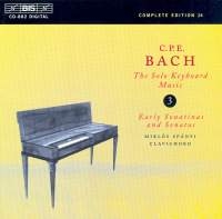 Bach Carl Philipp Emanuel - Solo Keyb Music Vol 3 in the group OUR PICKS / Christmas gift tip CD at Bengans Skivbutik AB (2007316)