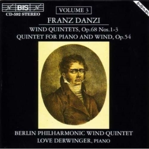 Danzi Franz - Wind Quintets Vol 3 in the group Externt_Lager / at Bengans Skivbutik AB (2007363)