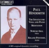 Hindemith Paul - Son For Vla Piano /Meditation in the group OUR PICKS / Christmas gift tip CD at Bengans Skivbutik AB (2007388)