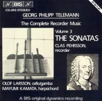 Telemann Georg Philipp - Complete Recorder Music Vol3 in the group OUR PICKS / Christmas gift tip CD at Bengans Skivbutik AB (2007396)