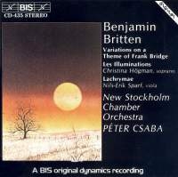 Britten Benjamin - Frank Bridge Vars in the group OUR PICKS / Christmas gift tip CD at Bengans Skivbutik AB (2007599)