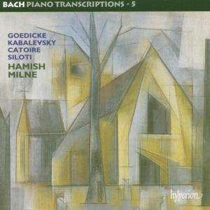 Bach - Piano Transcriptions 5 (H Miln in the group OUR PICKS / Christmas gift tip CD at Bengans Skivbutik AB (2007863)