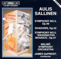 Sallinen Aulis - Symphony 4/5 /Shadows Op52 in the group OUR PICKS / Christmas gift tip CD at Bengans Skivbutik AB (2008352)