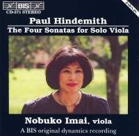 Hindemith Paul - 4 Son For Solo Vla in the group OUR PICKS / Christmas gift tip CD at Bengans Skivbutik AB (2008922)