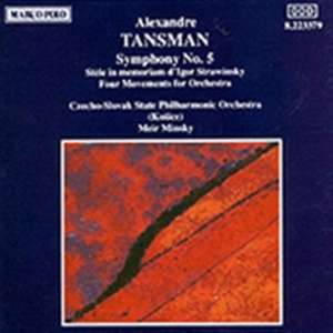 Tansman Alexandre - Symphony 5/Orc Music in the group OUR PICKS / Christmas gift tip CD at Bengans Skivbutik AB (2009099)