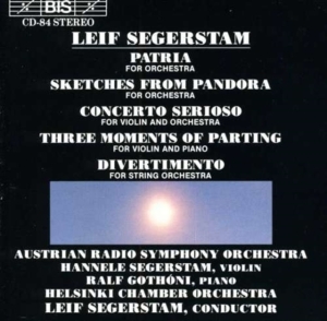 Segerstam Leif - Orchestral Works in the group Externt_Lager / at Bengans Skivbutik AB (2009188)