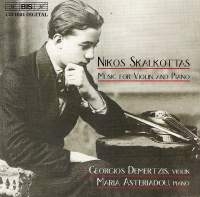 Skalkottas Nikos - Music For Violin & Piano in the group OUR PICKS / Christmas gift tip CD at Bengans Skivbutik AB (2009233)