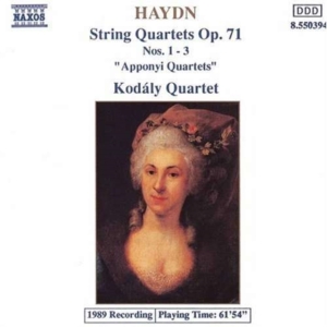 Haydn Joseph - String Quartets Op. 71 1-3 in the group CD / Klassiskt at Bengans Skivbutik AB (2009381)