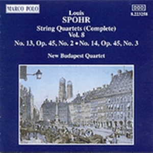 Spohr Louis - String Quartet Op45 2 3 in the group OUR PICKS / Christmas gift tip CD at Bengans Skivbutik AB (2009585)