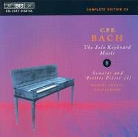 Bach Carl Philipp Emanuel - Solo Keyboard Music Vol 8 in the group OUR PICKS / Christmas gift tip CD at Bengans Skivbutik AB (2010153)