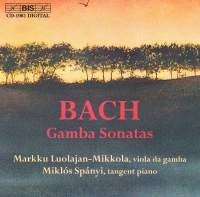 Bach Johann Sebastian - Viola Da Gamba Sonatas in the group OUR PICKS / Christmas gift tip CD at Bengans Skivbutik AB (2010678)