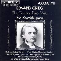 Grieg Edvard - Complete Piano Music Vol 7 in the group OUR PICKS / Christmas gift tip CD at Bengans Skivbutik AB (2010689)