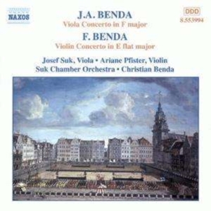 Benda J/Benda F - Viola & Violin Concertos in the group Externt_Lager / at Bengans Skivbutik AB (2010885)
