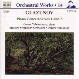 Glazunov Alexander - Piano Concertos 1 & 2 in the group OUR PICKS / Christmas gift tip CD at Bengans Skivbutik AB (2011760)