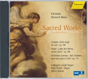 Rinck Christian H - Sacred Works - Geistliche Werke in the group Externt_Lager /  at Bengans Skivbutik AB (2015182)