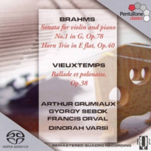 Brahms/Vieuxtemps - Sonate Für Violine Und Klavier in the group MUSIK / SACD / Övrigt at Bengans Skivbutik AB (2036413)