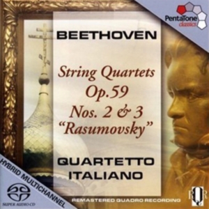 Beethoven - Streichquartette Op.59 2 & 3 in the group MUSIK / SACD / Klassiskt at Bengans Skivbutik AB (2036493)