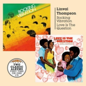 Linval Thompson - Rocking Vibration & Love Is The Que in the group CD / Upcoming releases / Reggae at Bengans Skivbutik AB (2255066)