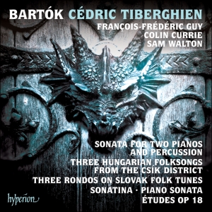 Cedric Tiberghien - Sonata For Two Pianos And Percussio in the group Externt_Lager / at Bengans Skivbutik AB (2301404)