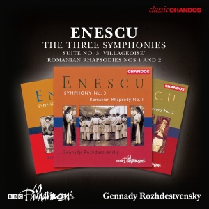 Bbc Philharmonic Orchestra Gennady - Enescu: The Three Symphonies (3 Cd) in the group OTHER /  /  at Bengans Skivbutik AB (2495080)