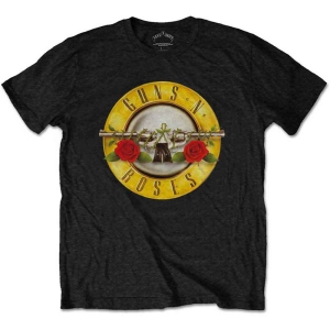 Guns N Roses - Gunsnroses Classic Logo Uni Bl in the group MERCHANDISE / T-shirt / Heavy Metal at Bengans Skivbutik AB (2626281r)