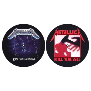 Metallica - Kill Em All/Ride The Lightening Slipmat in the group MERCHANDISE / Merch / Hårdrock at Bengans Skivbutik AB (2645219)