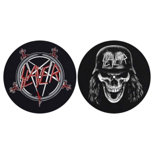 Slayer - Pentagram/Wehrmacht Slipmat Pair in the group MERCHANDISE / Merch / Hårdrock at Bengans Skivbutik AB (2645227)